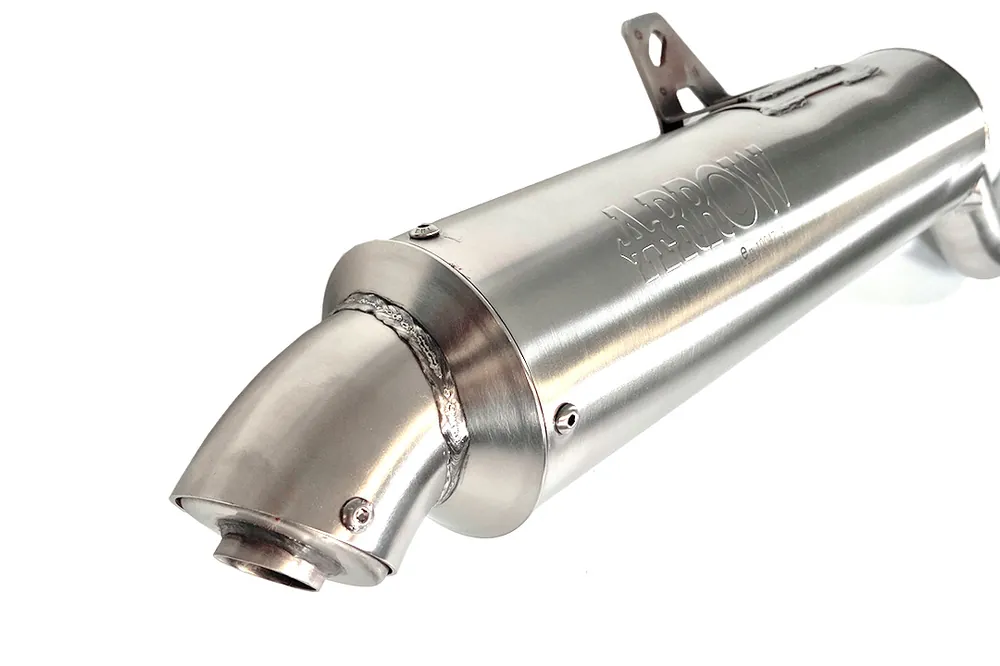 ARROW Auspuff PARIS-DAKAR für Yamaha TT600 / XT600 Tenere 1986-1992, Edelstahl Remise