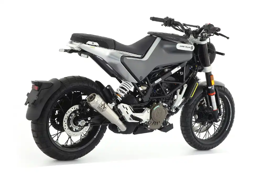 ARROW Auspuff PRO RACE für Husqvarna Svartpilen 125 2021-, Edelstahl Must-Have