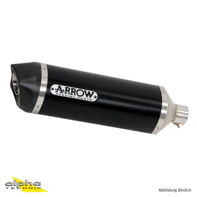 ARROW Auspuff RACE TECH für Yamaha T-Max 500 / 530 aus Aluminium, schwarz Commander Maintenant