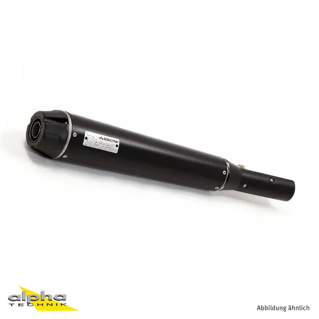 Prix Choc ARROW Auspuff REBEL für Yamaha SCR950 2017-, Edelstahl schwarz (Nur mit ARROW Zwischenrohr)