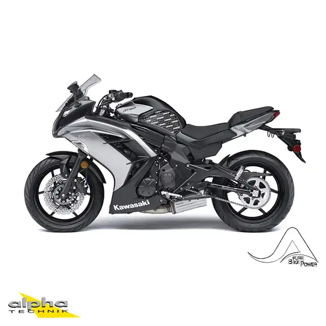 Stompgrip schwarz, Volcano, für Kawasaki, ER6f, ER6n, Ninja 650, 2012-2016 Quantité Limitée