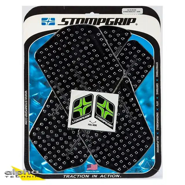 Authentique Stompgrip schwarz, Volcano, für Kawasaki 1400 GTR, 2008-2020