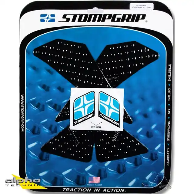 Stompgrip schwarz, Volcano, für Yamaha WR250R 2011-2020, WR250X 2008-2015 Top Vente