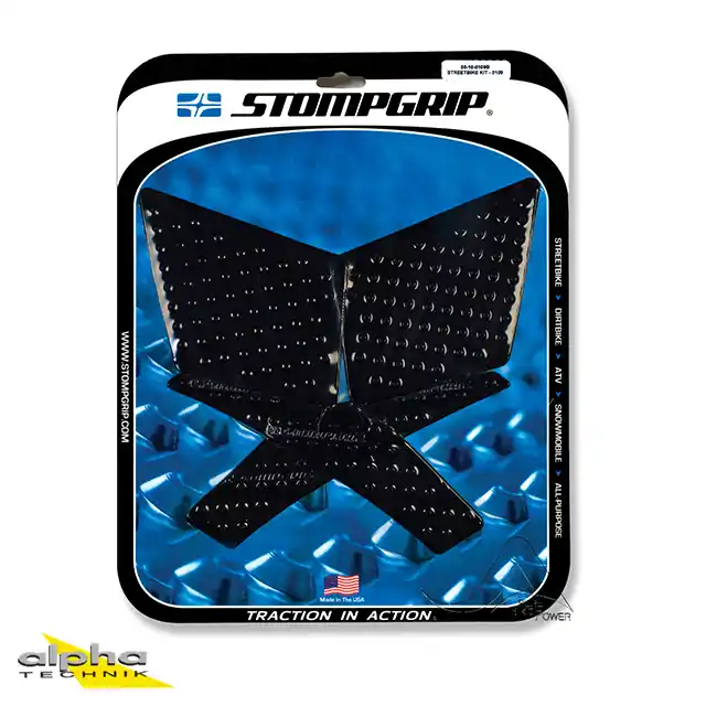 Stompgrip schwarz, Volcano, für Kawasaki Versys 650, 2015-2021 Offre Du Jour