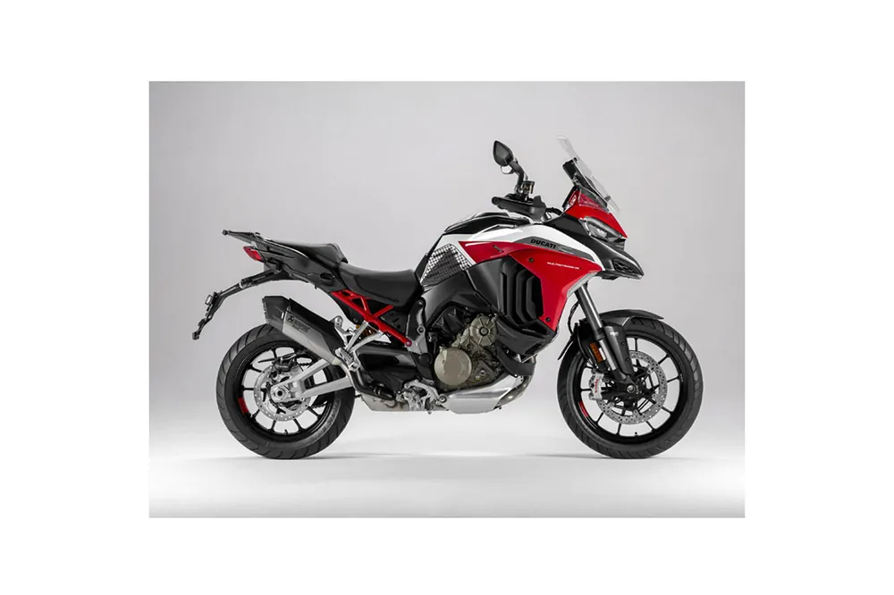Retour Gratuit Stompgrip Tank Pad schwarz, Volcano, Streetbike Tank Kit - Tank Seiten, für Ducati Multistrada V4/S/