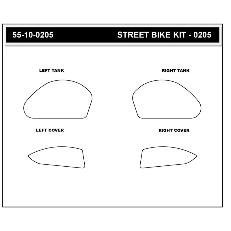 Stompgrip klar, Volcano, für Yamaha, MT03, 2020-2025 Bon Marché