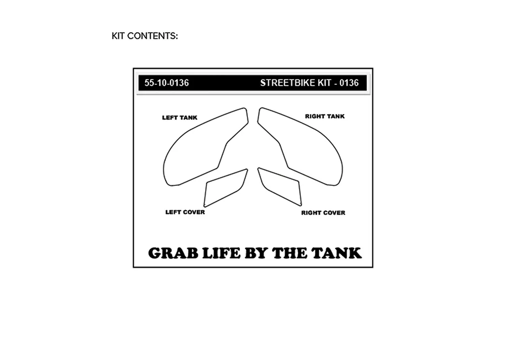 Prix Bas Stompgrip klar, Icon, für Suzuki SV650, 2016-2025, SV650 S, 2016-2020, SV650 X, 2019-2020