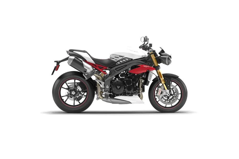 Marque Stompgrip schwarz, Icon, für Triumph Speed Triple 1050 2016-2020