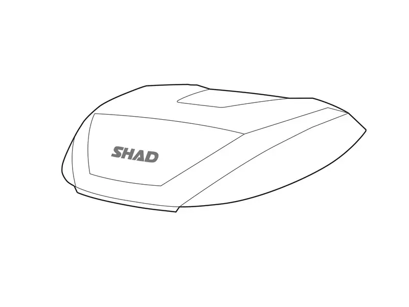 Haute Qualité SHAD SH59X Deckel – Aluminium