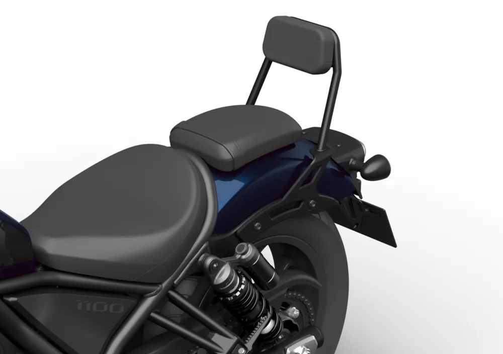 Achetez Aujourd&rsquo;hui Dossier avec support noir pour Honda CMX 1100 Rebel (25-) Original
