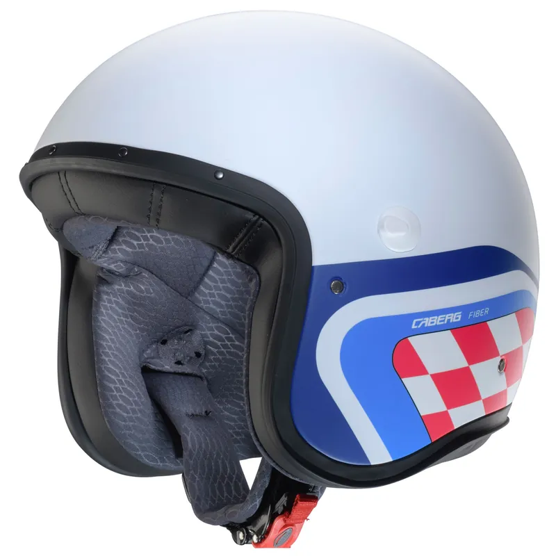 Livraison Express Caberg casque Freeride X Daytona blanc mat/bleu-rouge XS