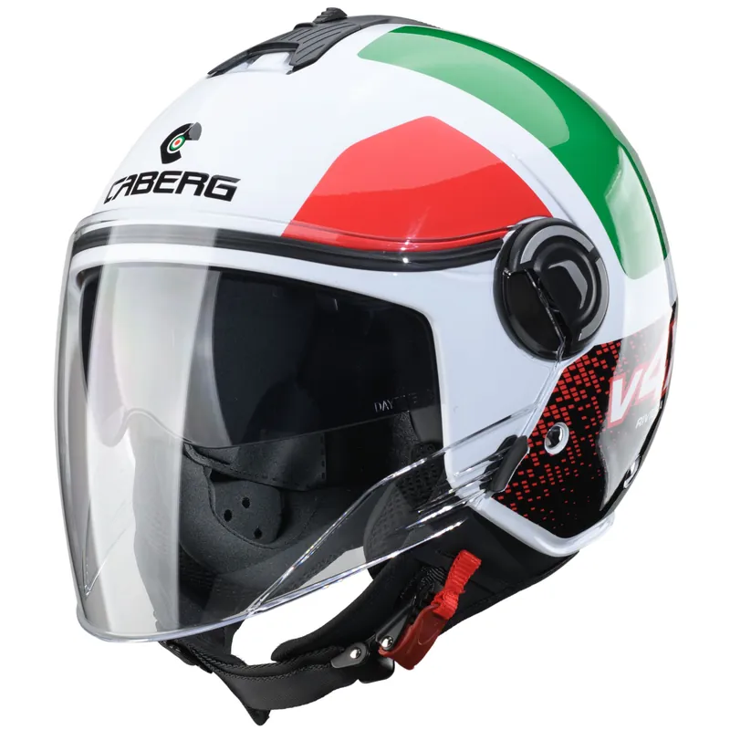 Livraison Express Caberg casque Riviera V4 X Alpha Italia blanc/rouge-vert XS