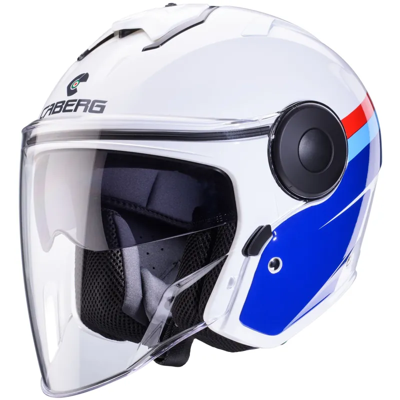 Caberg casque Soho Zephyr blanc/bleu-rouge XS Top Vente