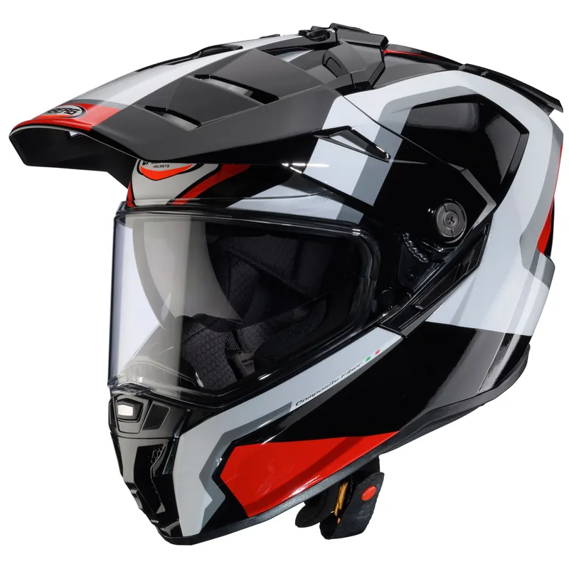 Caberg casque Tanami Scram noir/blanc-rouge XS Authentique