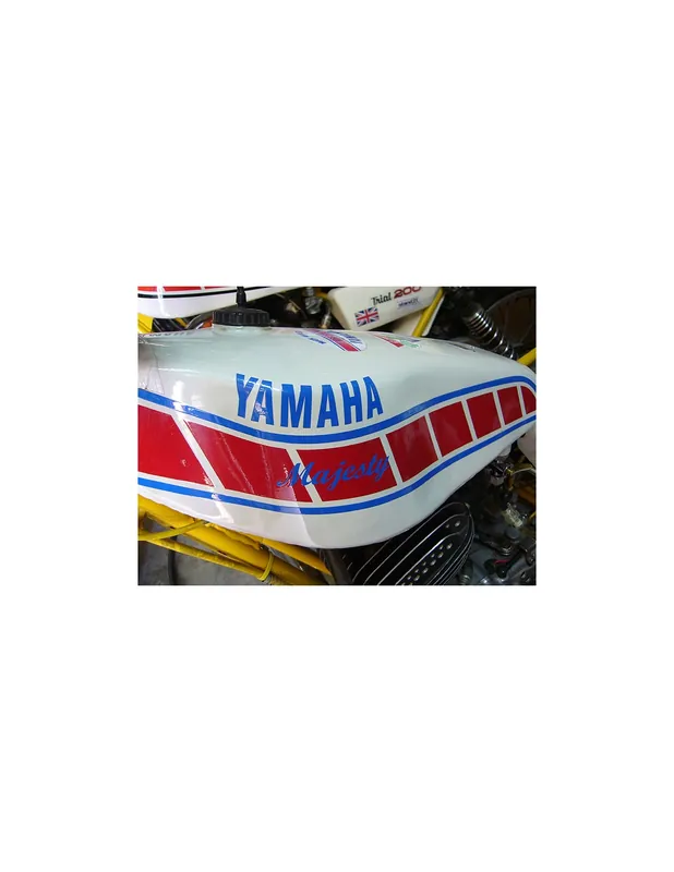 Yamaha Majesty paire de stickers réservoir Soldes